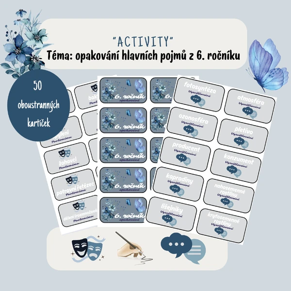 Activity – opakování klíčových pojmů z 6. ročníku