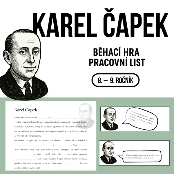 Karel Čapek – běhací hra