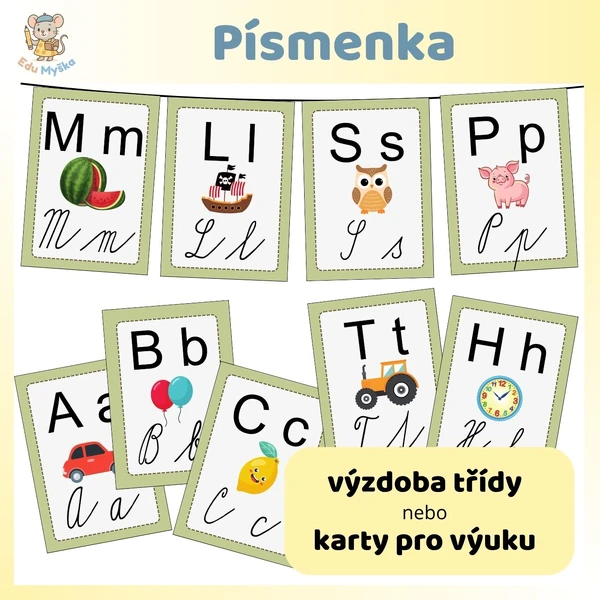 Písmenka - výzdoba třídy