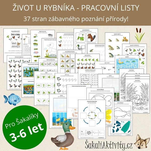  Pracovní listy - ŽIVOT U RYBNÍKA 