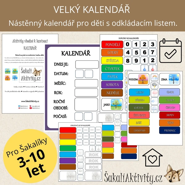  KALENDÁŘ - VELKÝ 