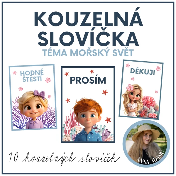 Kouzelná slovíčka - mořský svět
