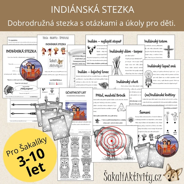 Šakalíkova trasa - INDIÁNSKÁ STEZKA