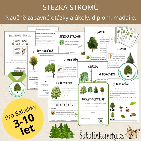Šakalíkova trasa - STEZKA STROMŮ
