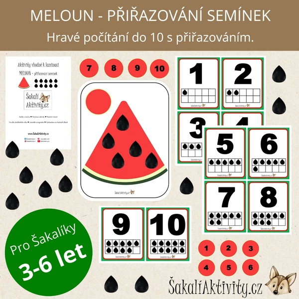  MELOUN - přiřazování semínek 