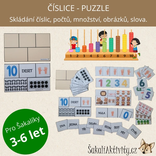  ČÍSLICE - puzzle 