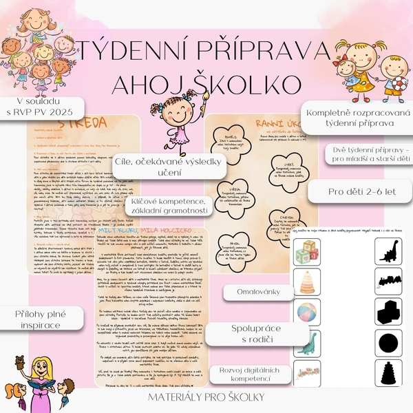 Týdenní příprava - Ahoj školko