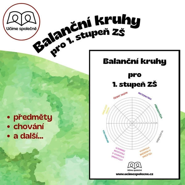 Balanční kruhy pro 1. stupeň ZŠ