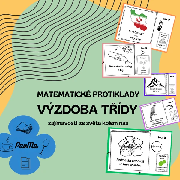 Výzdoba třídy, chodby, učebny: Matematické protiklady - fascinující čísla