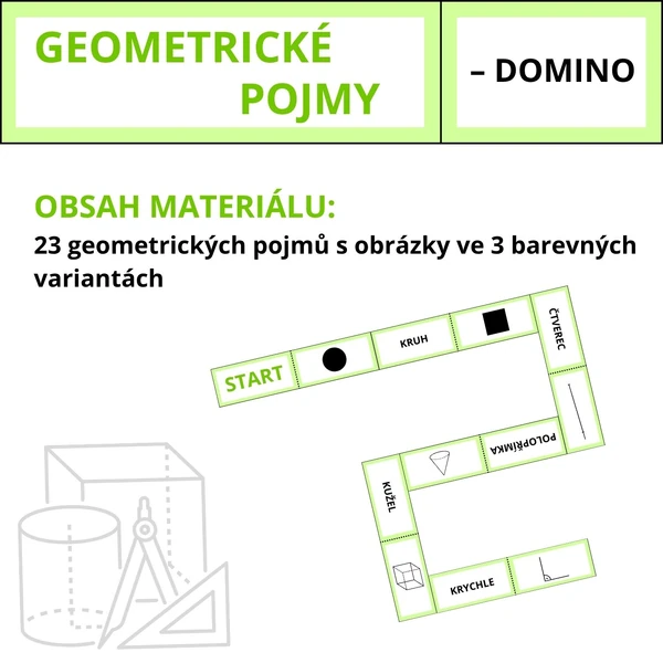 GEOMETRICKÉ POJMY - domino