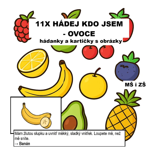 Hádej, kdo jsem - ovoce