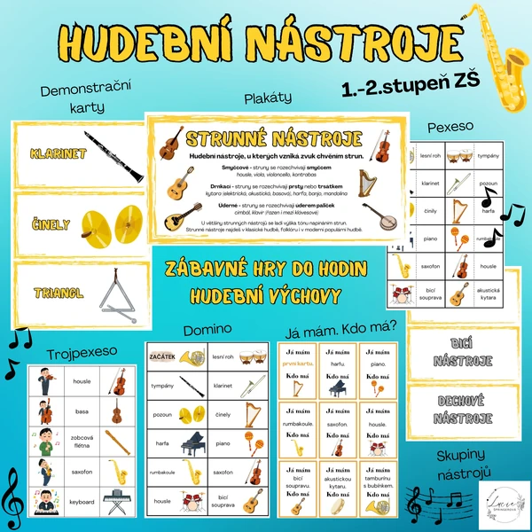HUDEBNÍ NÁSTROJE