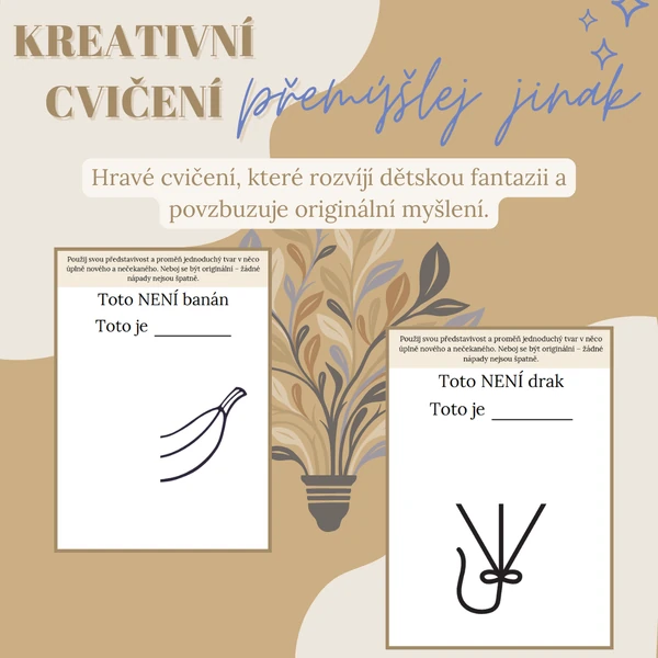Kreativní cvičení - přemýšlej jinak (think outside the box)