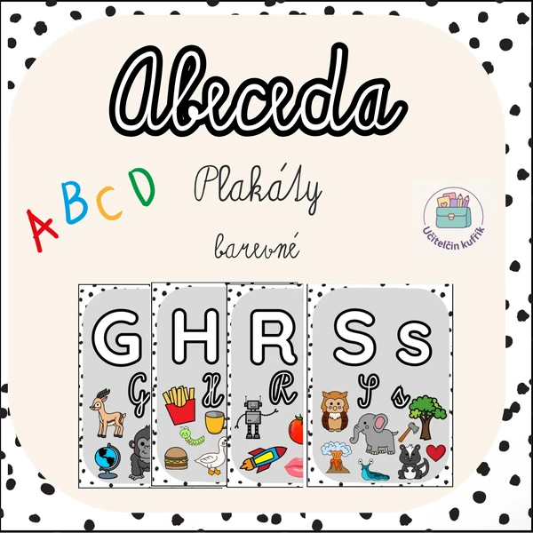 Abeceda - plakáty barevné 