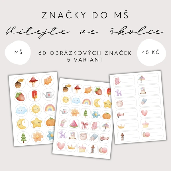 Značky pro MŠ