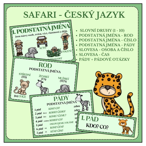 Safari - Český jazyk