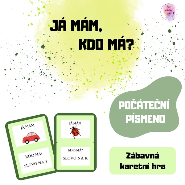 Já mám, kdo má? - Počáteční písmeno