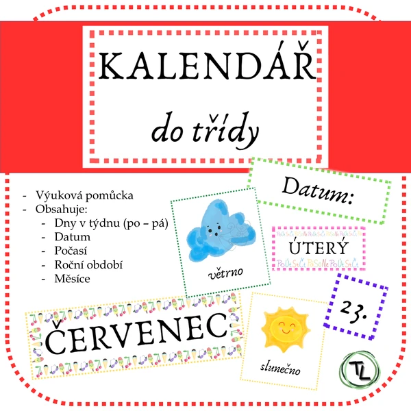 Kalendář do třídy
