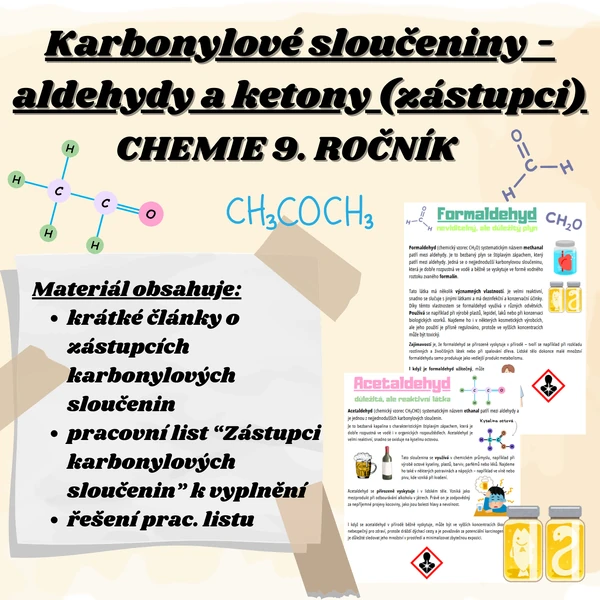 Karbonylové sloučeniny - aldehydy a ketony