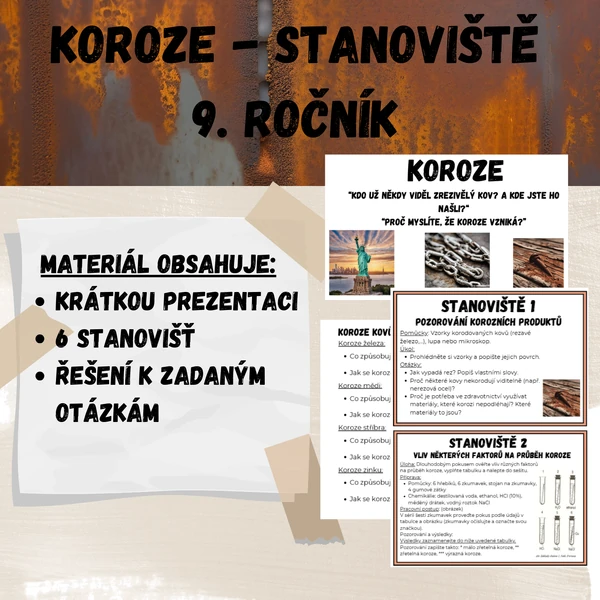Chemické reakce - Koroze