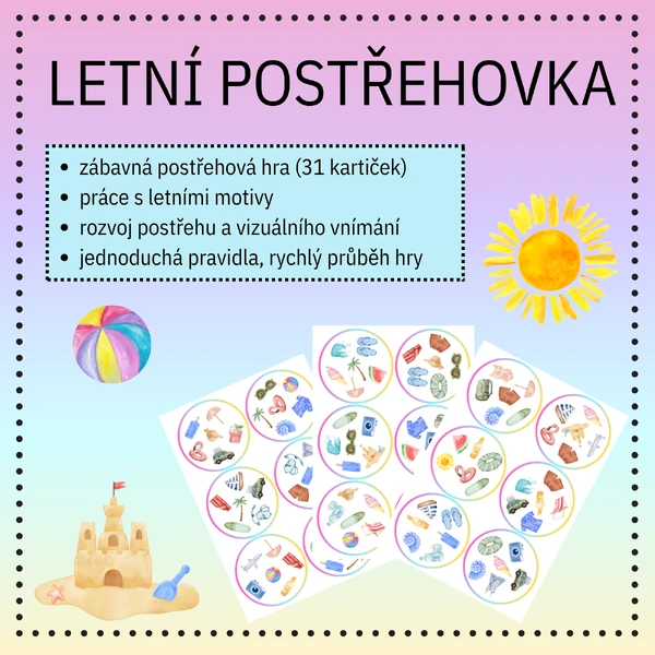 Letní postřehová hra