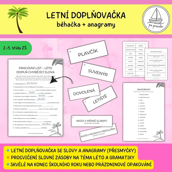 Letní doplňovačka + přesmyčky
