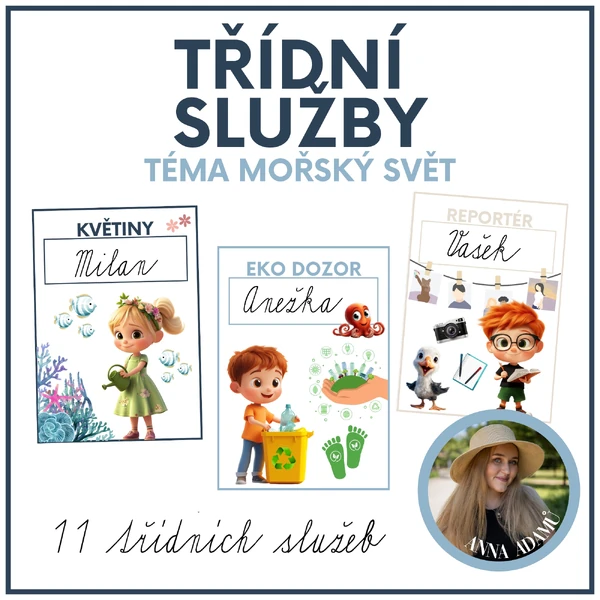 Třídní služby - mořský svět