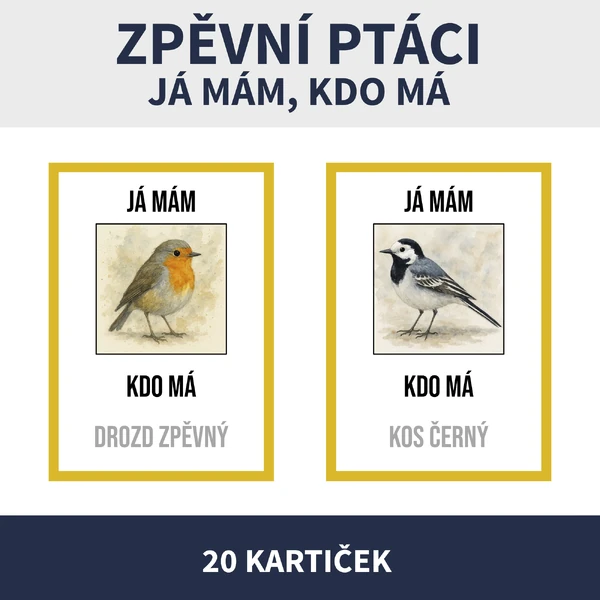 ZPĚVNÍ PTÁCI - JÁ MÁM, KDO MÁ