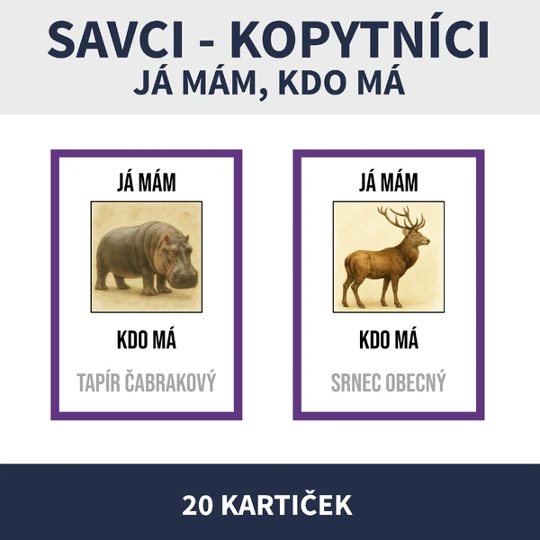 SAVCI KOPYTNÍCI - JÁ MÁM, KDO MÁ