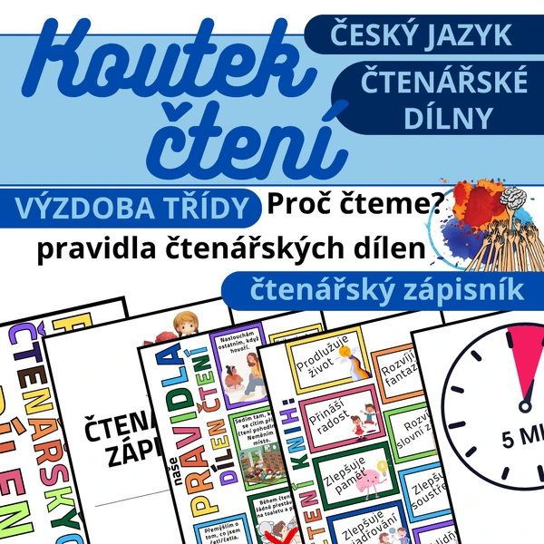 Čtenářská dílna - koutek čtení