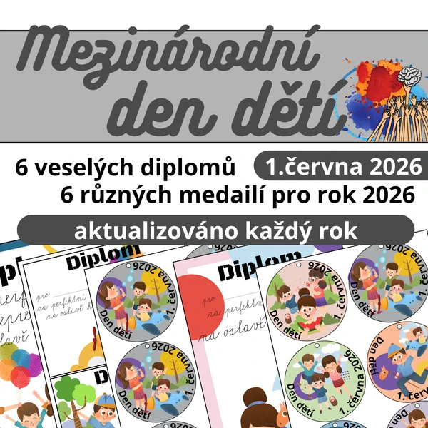 Medaile, diplomy - MDD 2026