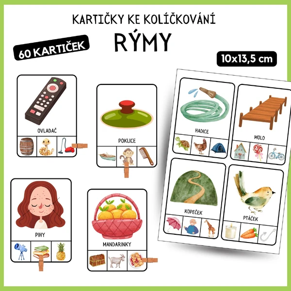 Kolíčkování - RÝMY