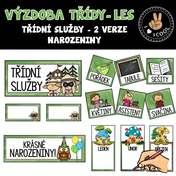 LES - služby, narozeniny