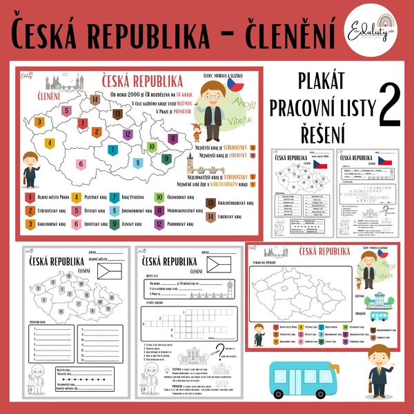 Česká republika 2 – krajské členění