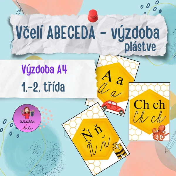 Včelí abeceda - výzdoba