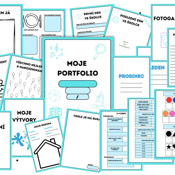 Portfolio dítěte v MŠ - Modré