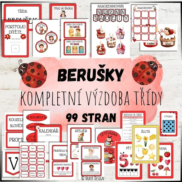 Výzdoba třídy - Berušky