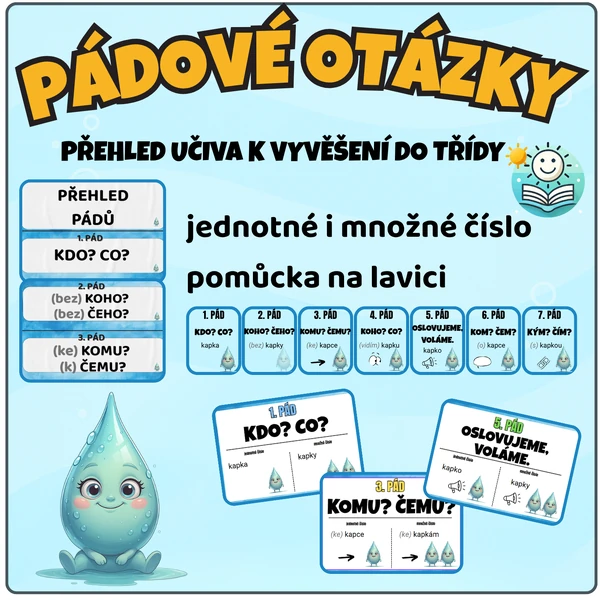 Pádové otázky, pády podstatných jmen