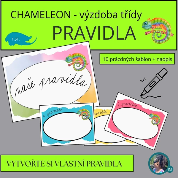 PRAVIDLA - CHAMELEON (prázdné šablony)