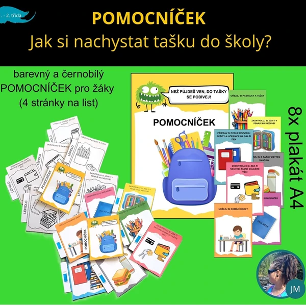 POMOCNÍČEK - Jak si nachystat tašku do školy?