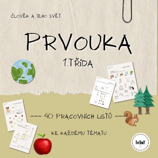Sada pracovních listů / testů - PRVOUKA - 1.třída