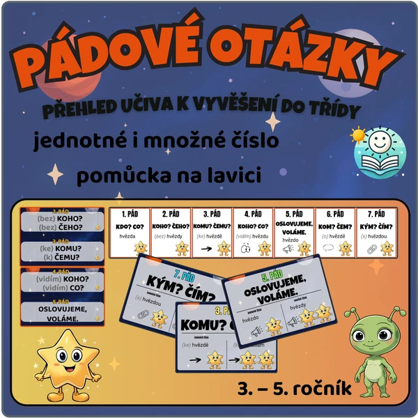 Pádové otázky, pády podstatných jmen