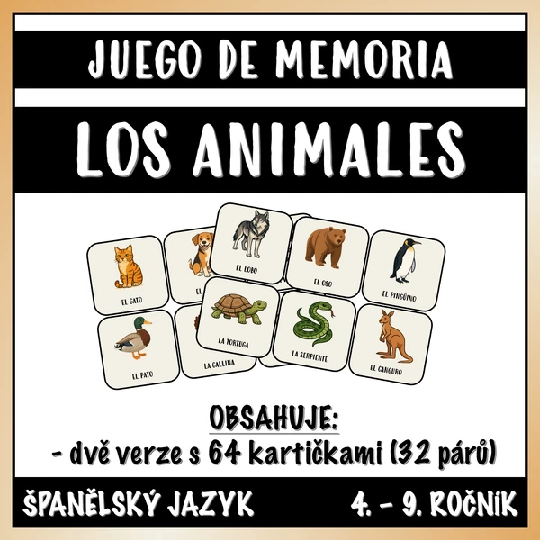 Juego de Memoria - Los Animales