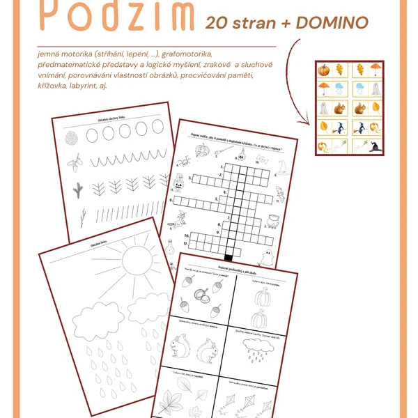 Podzim + obrázkové domino