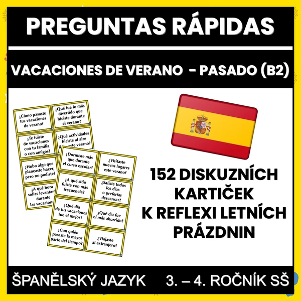Preguntas Rápidas - Vacaciones de Verano - Pasado (B2)