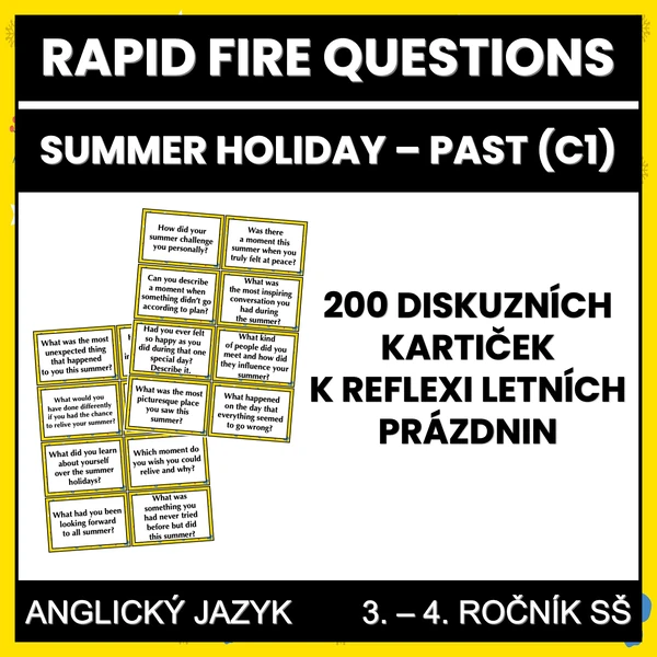 Rapid Fire Questions - Summer Holiday - Past (C1)
