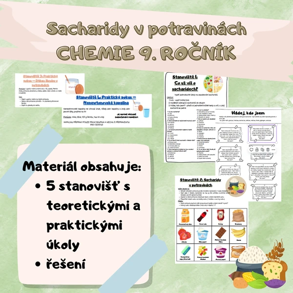 Sacharidy v potravinách