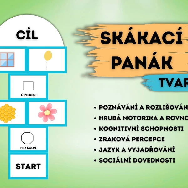 Skákací panák - Tvary