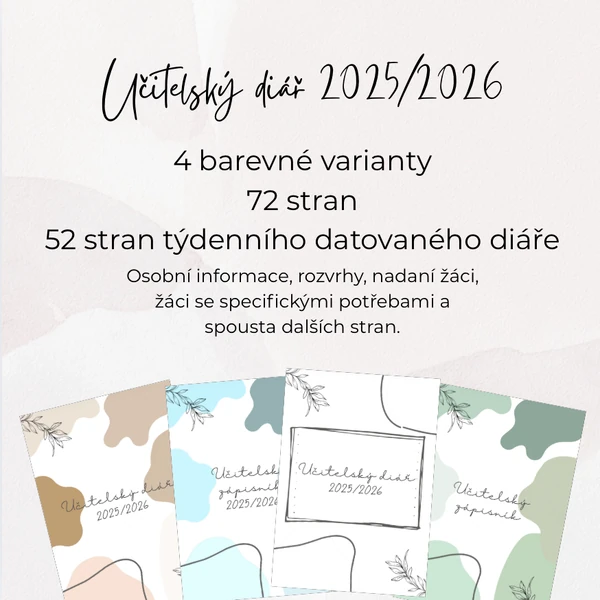 Učitelský diář 2025/2026