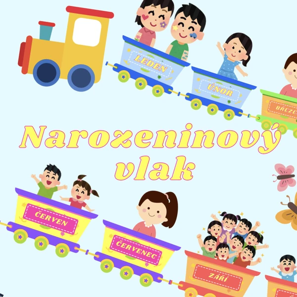 Narozeninovník - narozeniny, vlak